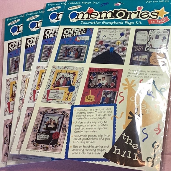 FINAL SALE PRICE Frances Meyer Scrapbooking Supplies Set of 10 - Picture 2 of 4